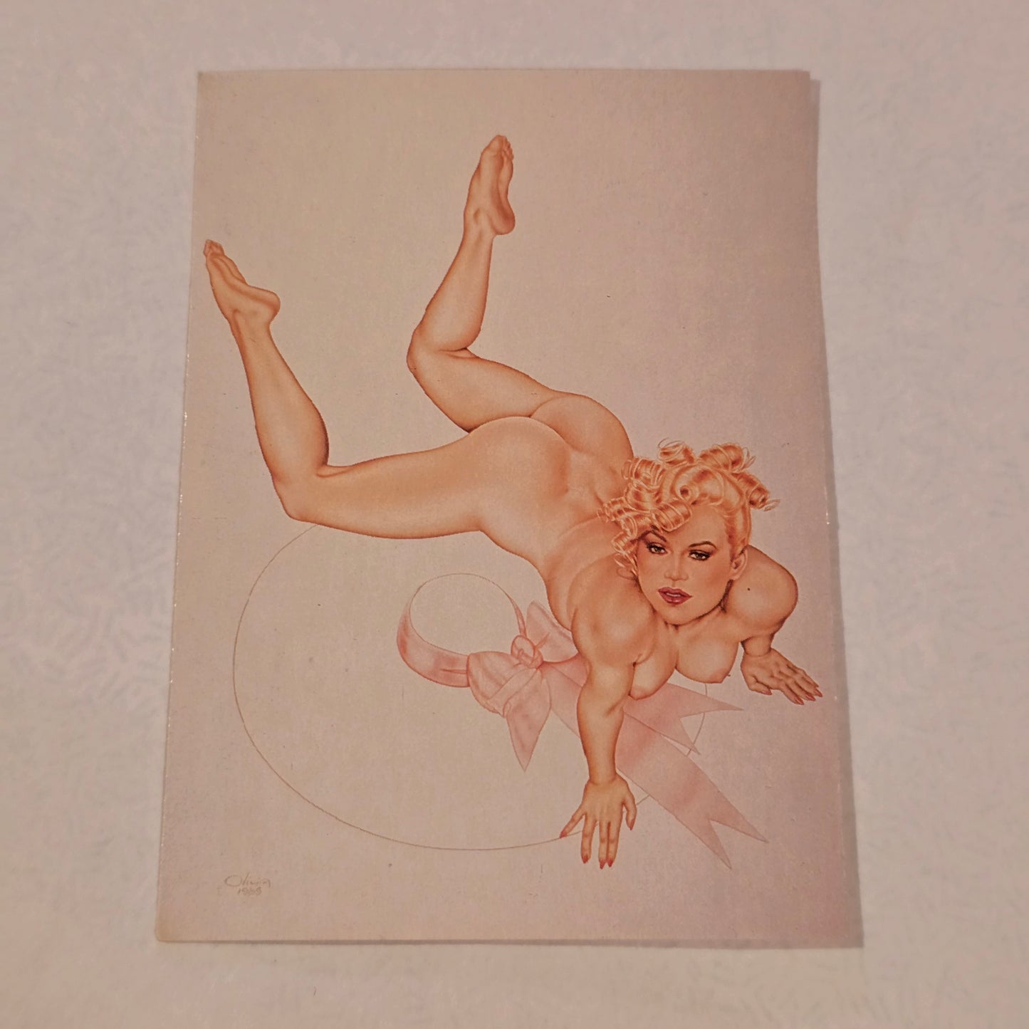 Olivia DeBerardinis “Cupcake” #78 (1989) Vintage Pin-Up Trading Card