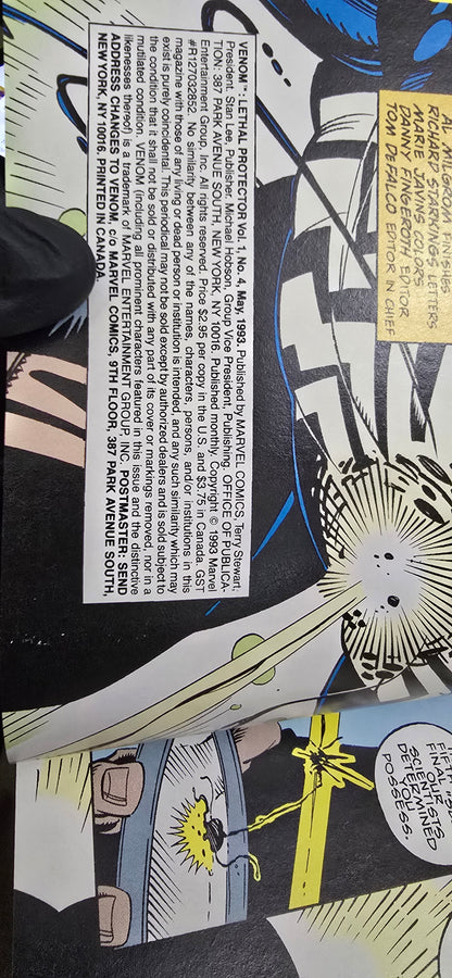 Venom: Lethal Protector #4 (1993) – Marvel Comics