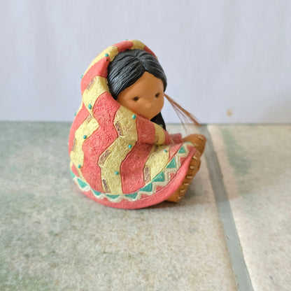 Enesco Friends of the Feather – “Wrapped In Love” – 1994 Figurine (#115649)