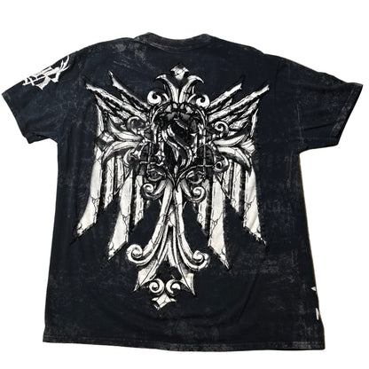 Raw State Redemption Cross Graphic Tee – Men’s Large