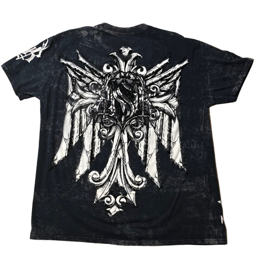 Raw State Redemption Cross Graphic Tee – Men’s Large