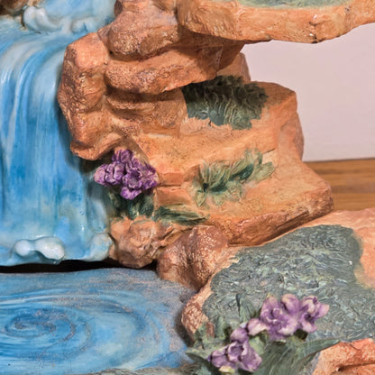 1998 Enesco Friends of the Feather Waterfall Figurine by Karen Hahn