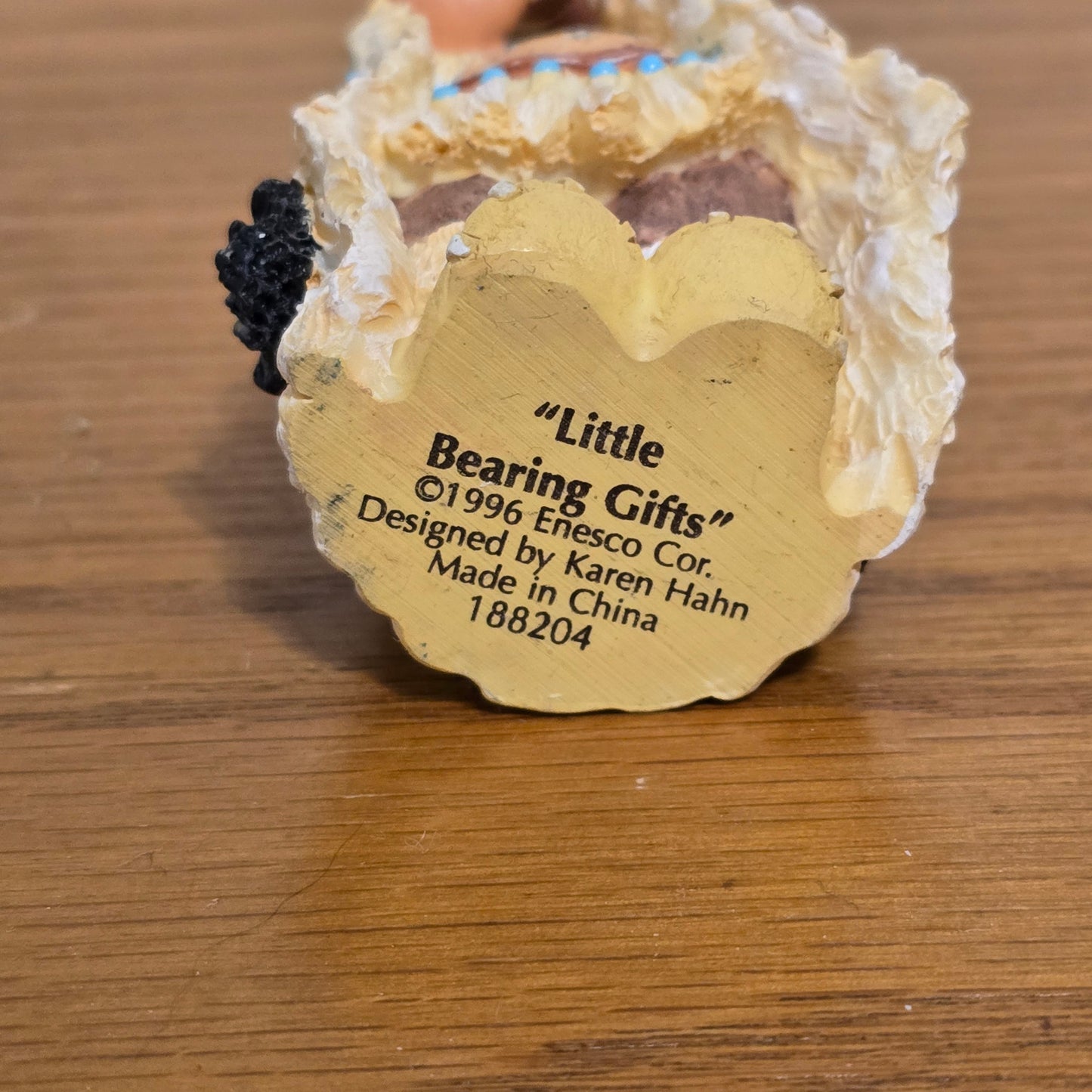 1996 Friends of the Feather “Little Bearing Gifts” Figurine by Enesco