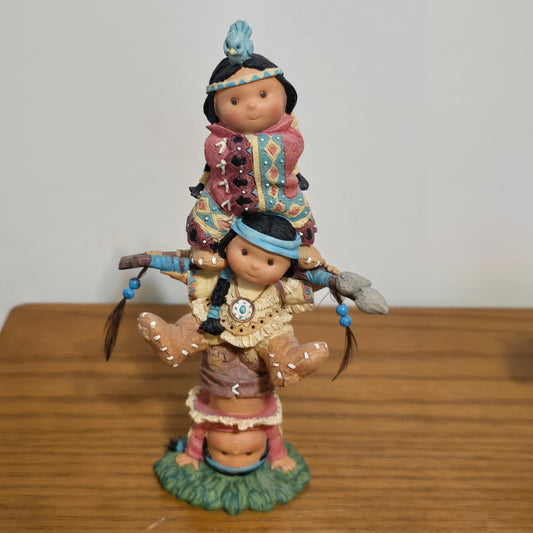 1995 Enesco Friends of the Feather “Brave Support” Figurine by Karen Hahn