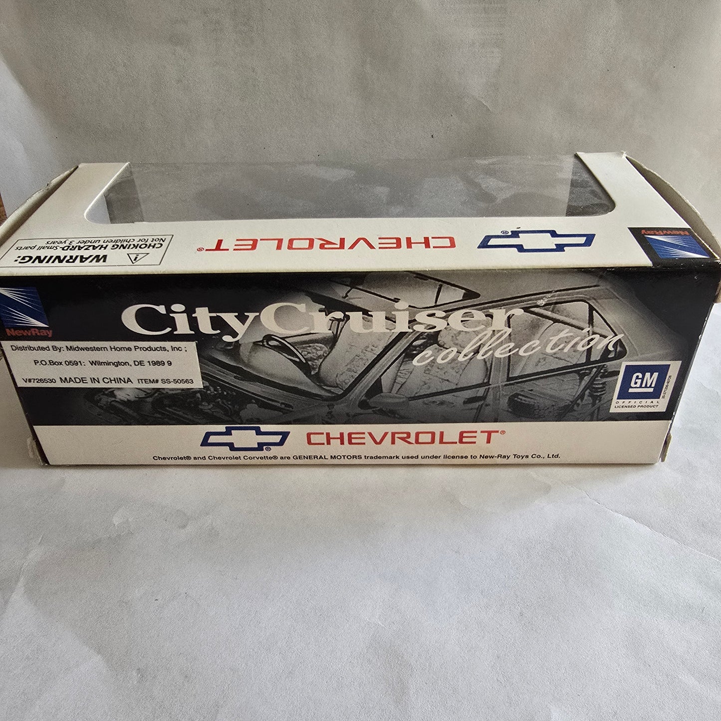 1997 Chevrolet Camaro SS 1:32 Die-Cast Pullback Model Blue NewRay Boxed