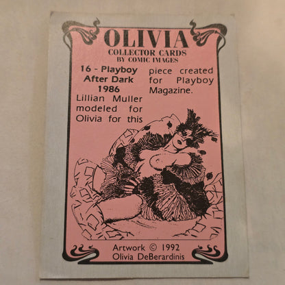 Olivia “Playboy After Dark” Vintage Trading Card (1986) – Lillian Müller