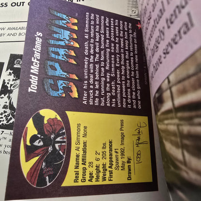 Wizard Magazine #11 (July 1992) Spawn Cover w/ Original Spawn Card