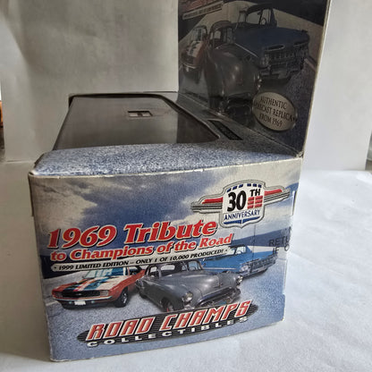 Road Champs 1969 Tribute Series 3 Die-Cast Collectible 1:43 w/ Display Case