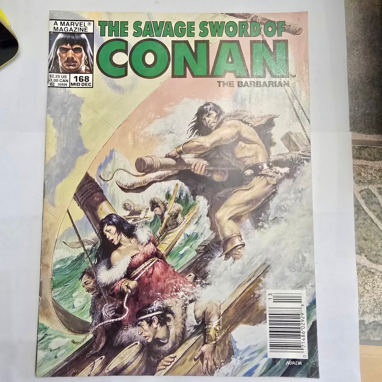 Savage Sword of Conan #168 (Dec 1989) Marvel Magazine