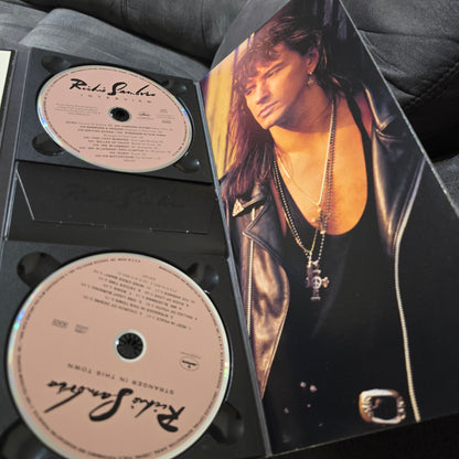 Vintage 1991 Richie Sambora – Stranger In This Town CD Longbox + Promo Pick Necklace
