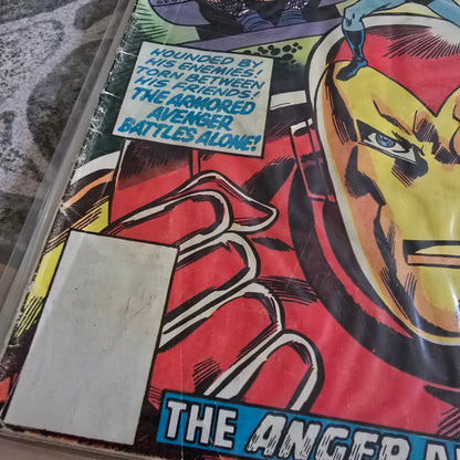 Vintage Iron Man #104 Marvel Comic 1978 Bronze Age The Anger and the Anguish
