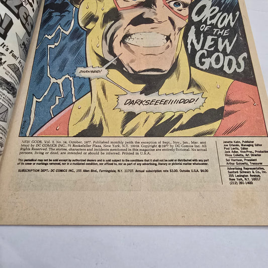 Return of the New Gods #14 (1977) DC Bronze Age FN