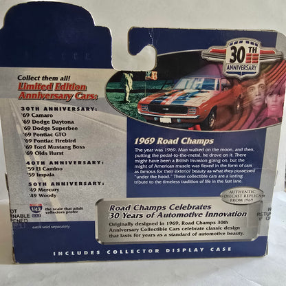 Road Champs 1969 Tribute Series 3 Die-Cast Collectible 1:43 w/ Display Case