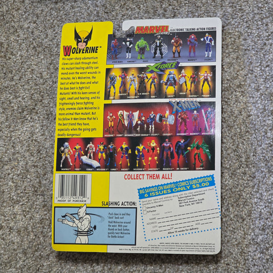 Vintage Wolverine Toy Biz Uncanny X-Men 2nd Edition Figure Sealed Carded