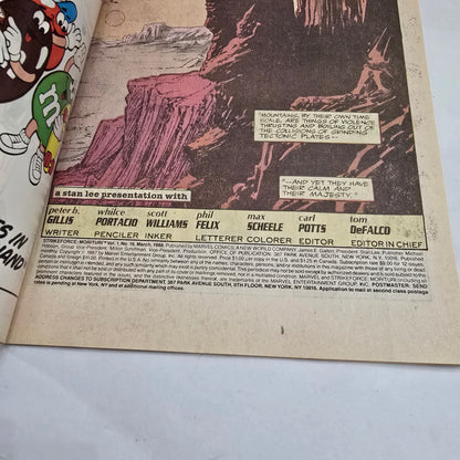 Strikeforce Morituri #16 (1988) Marvel Comics VF Direct Edition