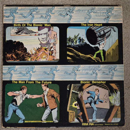 The Six Million Dollar Man – Original 1975 First Press Power Records LP VG+