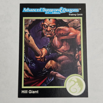 Hill Giant – Green Icon Variant – AD&D 2nd Edition Trading Card (#22, 1991 TSR)