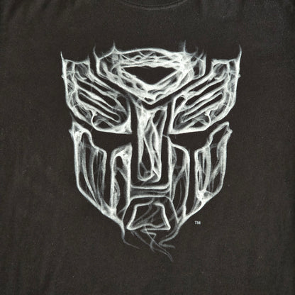Transformers Autobots Logo Graphic Tee Black Minimal Streetwear Shirt