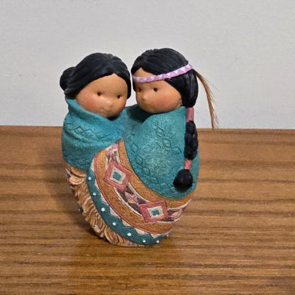1994 Enesco Friends of the Feather “Love for Many Moons” Figurine