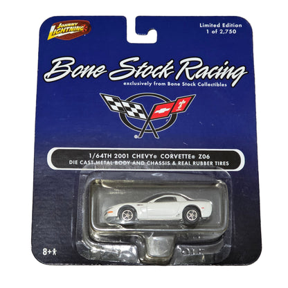 2007 Johnny Lightning Bone Stock Racing 2001 Chevy Corvette Z06 1:64