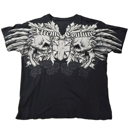 Xtreme Couture Winged Skull Graphic Tee – Men’s Large