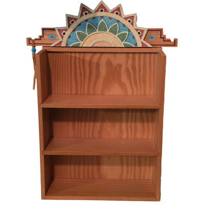 Enesco Friends of the Feather Wooden Display Shelf – Southwestern Design