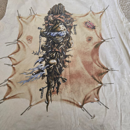 Vintage Megadeth Youthanasia Tour Distressed Cut Off Band Tee