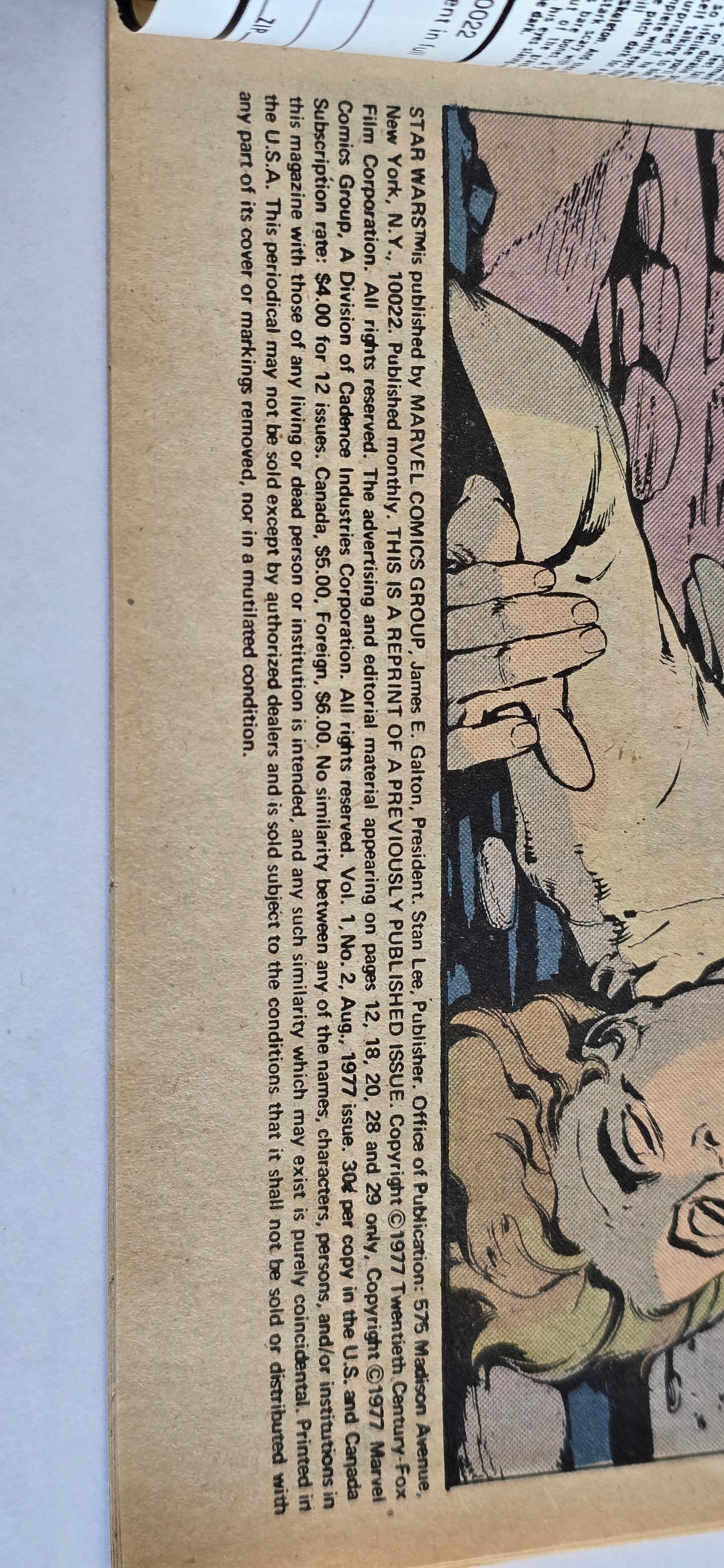 Star Wars #2 (1977) Marvel Comics | REPRINT | Luke Skywalker Cover | VG/FN