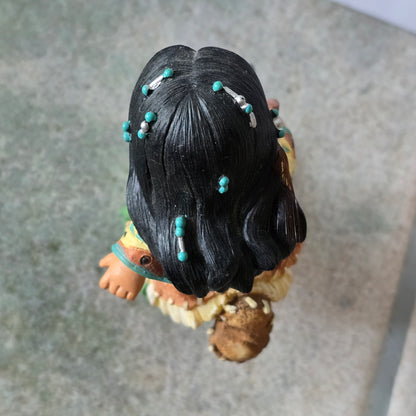 Enesco Friends of the Feather – “Hoop and Sticks Make Six” – 1997 Figurine (#326453)