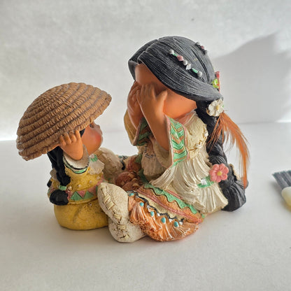 1997 Friends of the Feather “She Who Plays Well With Others” Figurine – Enesco, Karen Hahn