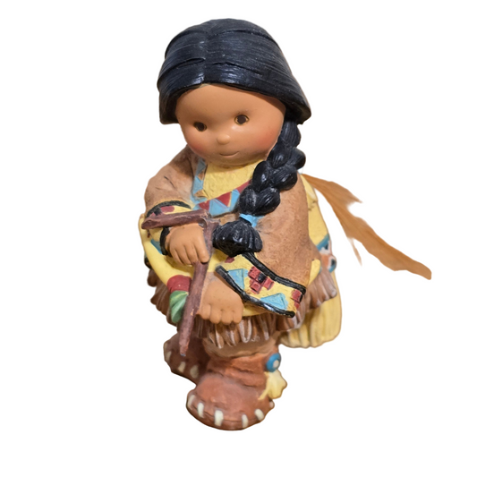 1997 Enesco Friends of the Feather “Lucky Little Seven” Figurine