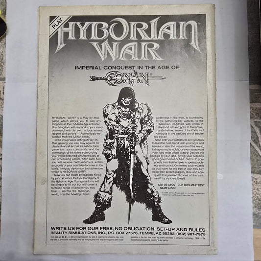 Savage Sword of Conan #165 (Oct 1989) Marvel Magazine