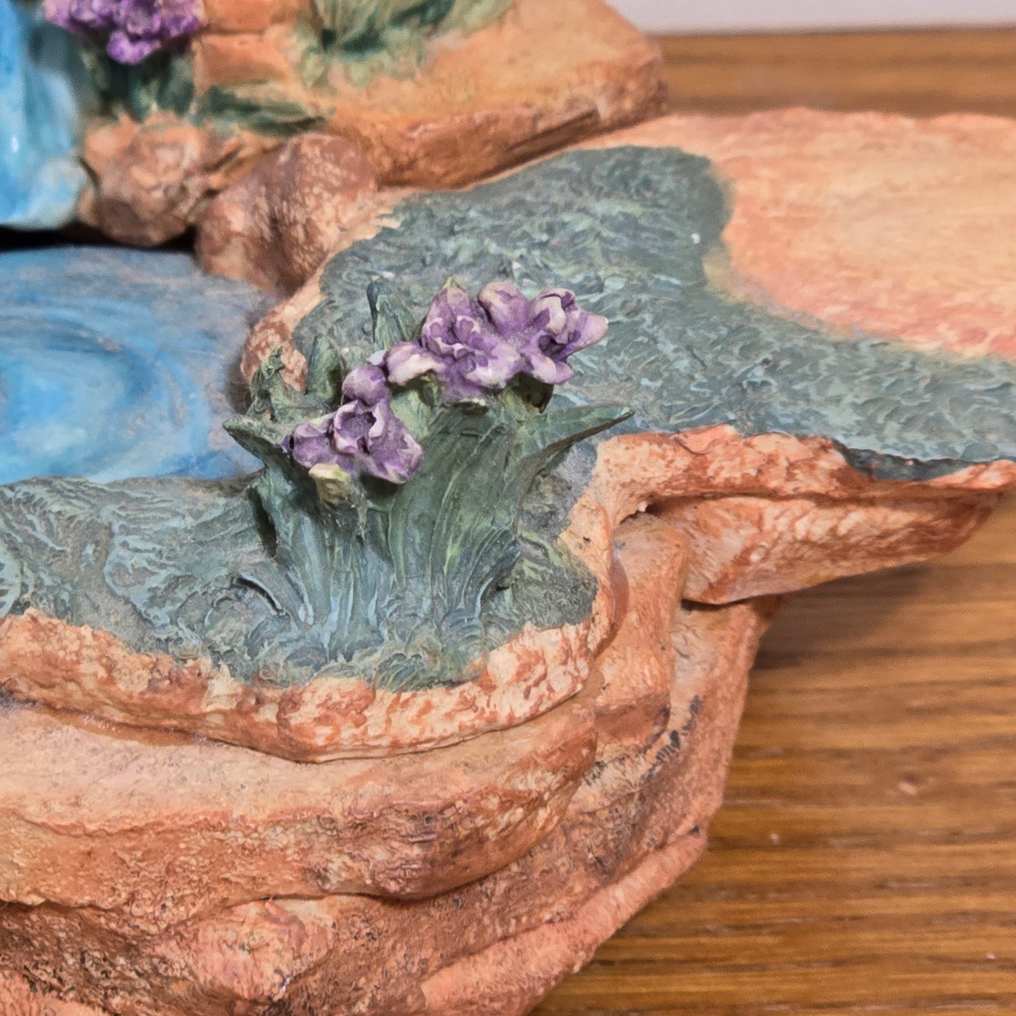 1998 Enesco Friends of the Feather Waterfall Figurine by Karen Hahn