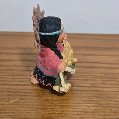 1996 Enesco Friends of the Feather Figurine “Harvest of Thanks” by Karen Hahn