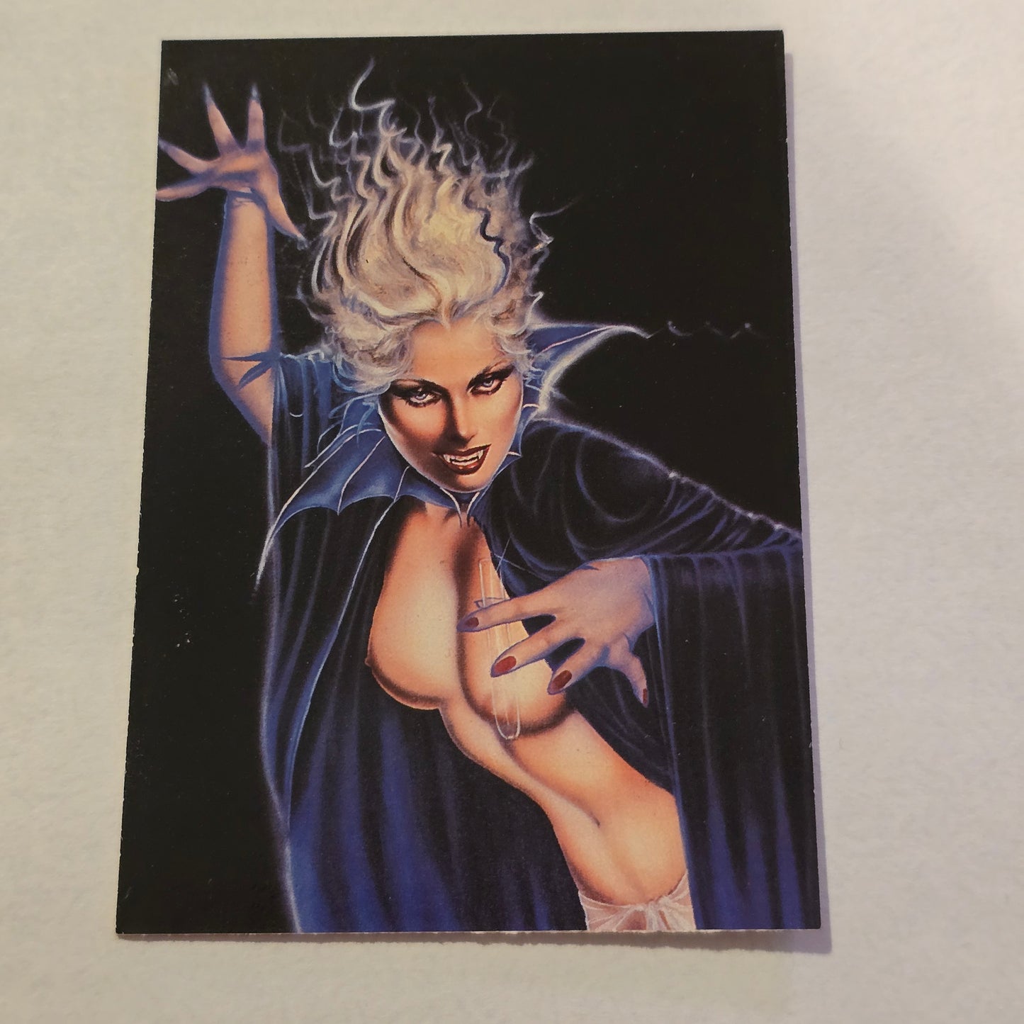 Olivia DeBerardinis “Vamp” #27 (1982) Vintage Collector Trading Card