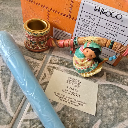 Enesco Friends of the Feather – Pipe Figurine – 1995 (Item #171875)