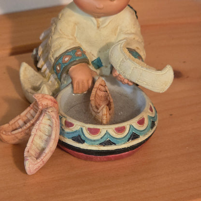 Friends of the Feather – “Canoe Be Five, Too?” – 1997 Enesco Figurine #326437