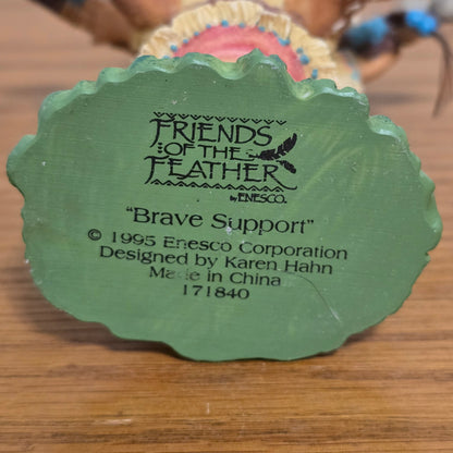 1995 Enesco Friends of the Feather “Brave Support” Figurine by Karen Hahn