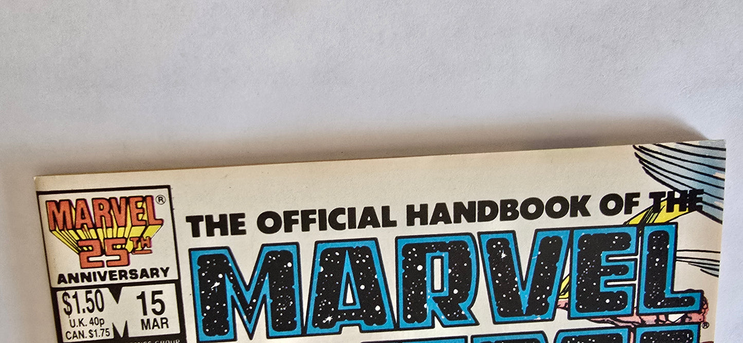 Official Handbook of the Marvel Universe Vol. 2 #15 (1987) Deluxe Edition | FN