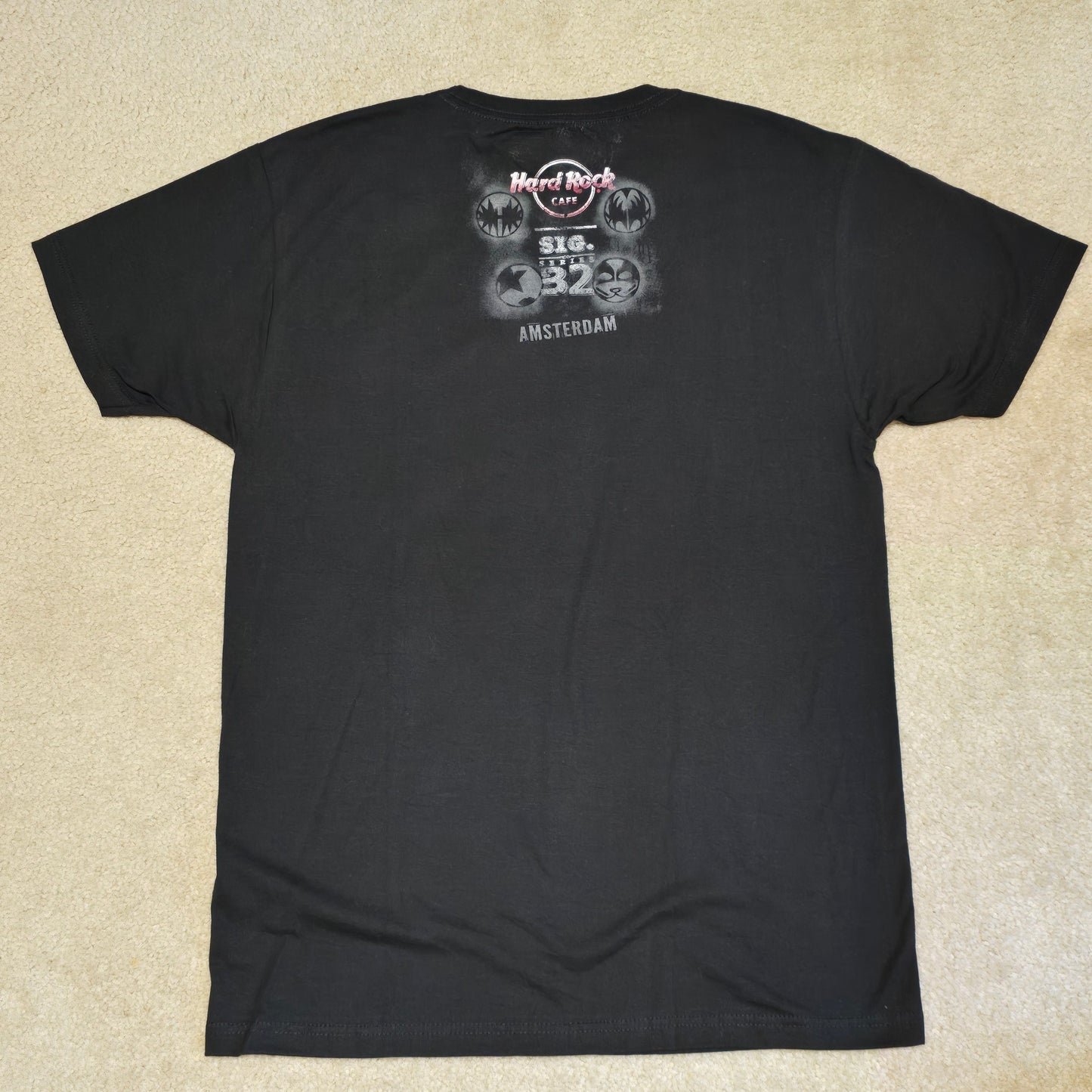 Hard Rock Cafe x KISS Signature Series 32 Amsterdam T-Shirt Medium NWT 2014
