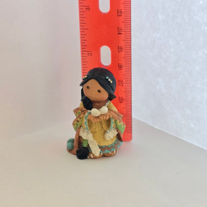 Friends of the Feather Figurine – Girl Holding Eggs – Enesco – Karen Hahn