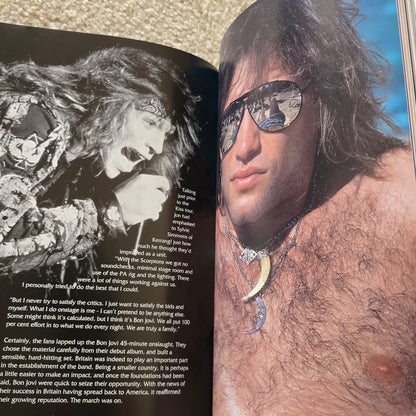 Vintage 1994 Bon Jovi Faith and Glory Book Official Story 90s Rock