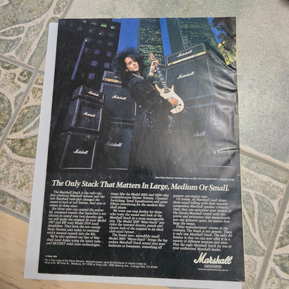 Vintage Guitar World Magazine June 1987 Randy Rhoads Tribute Ozzy Osbourne