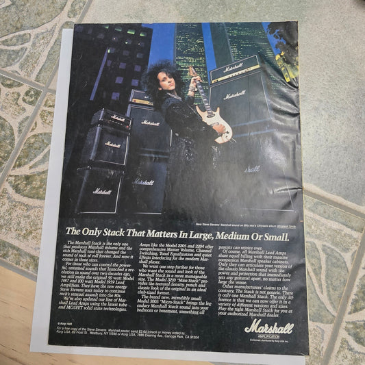 Vintage Guitar World Magazine June 1987 Randy Rhoads Tribute Ozzy Osbourne