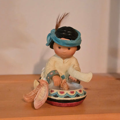Friends of the Feather – “Canoe Be Five, Too?” – 1997 Enesco Figurine #326437