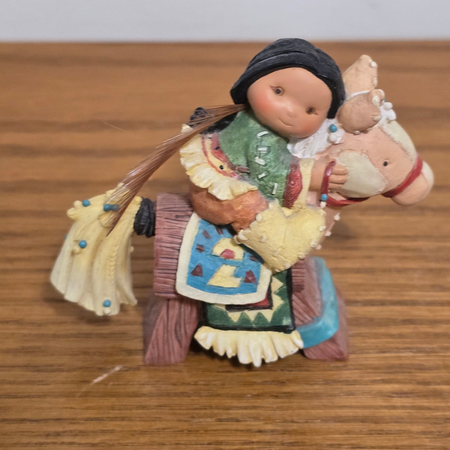 1997 Enesco Friends of the Feather “Ready Two Ride” Figurine by Karen Hahn