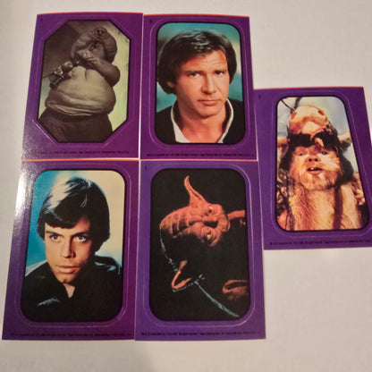 Vintage 1980 Topps Star Wars Empire Strikes Back Sticker Set 32/33 Yoda