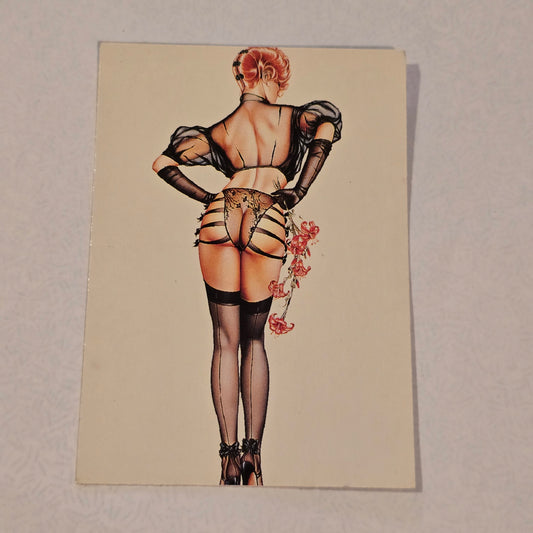Olivia DeBerardinis “Redhead” #30 (1982) Vintage Pin-Up Trading Card