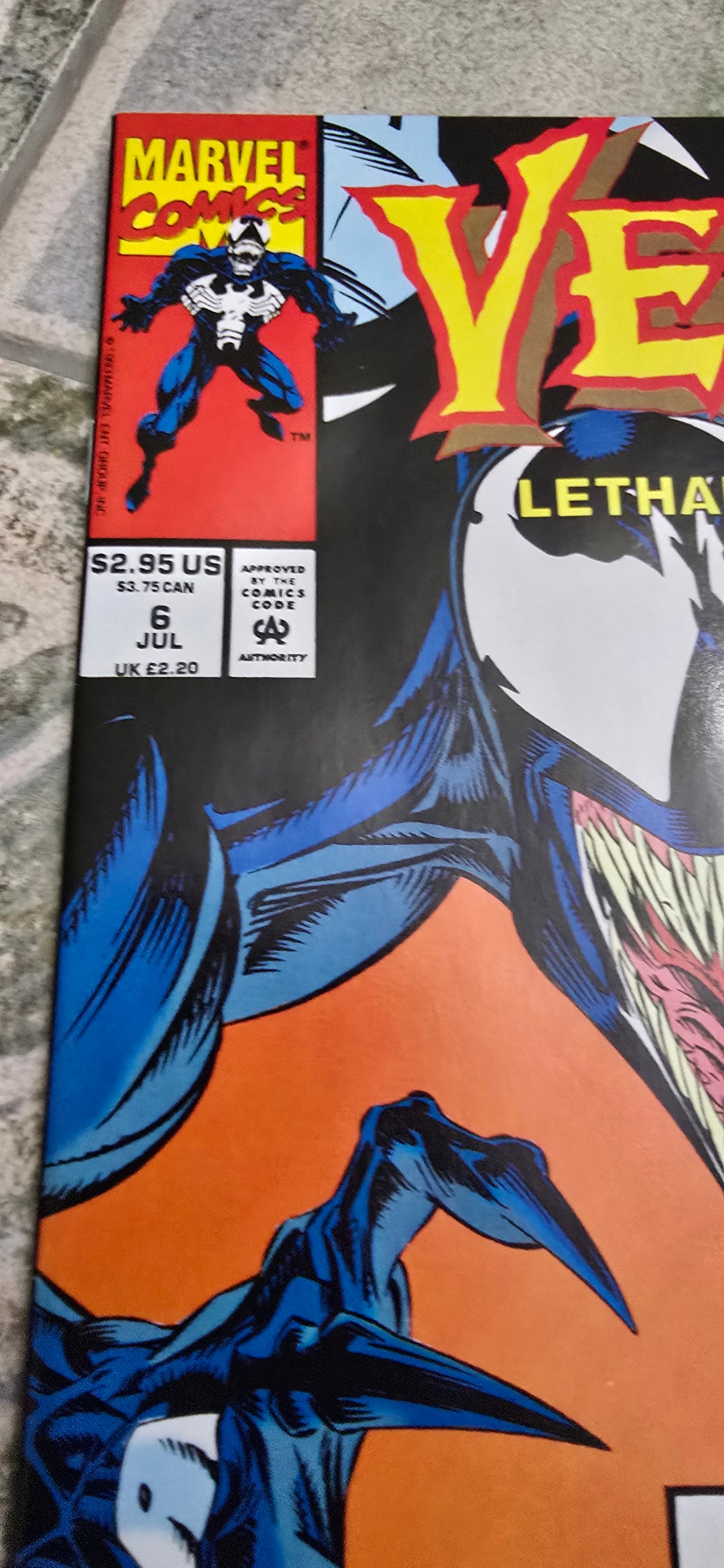 Venom: Lethal Protector #6 (1993) – Final Issue – Marvel Comics