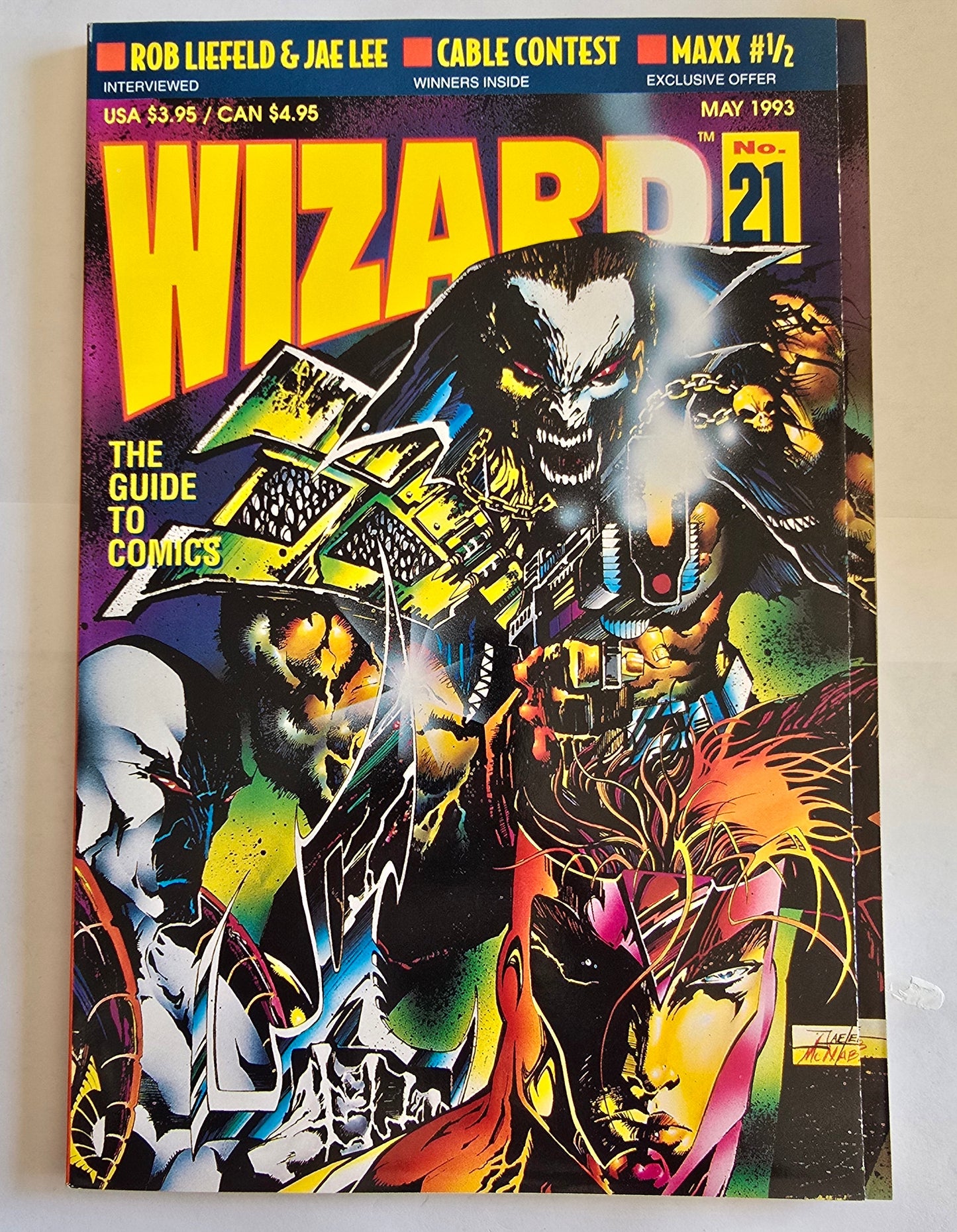Wizard Magazine #21 (May 1993) Rob Liefeld Image Comics Era